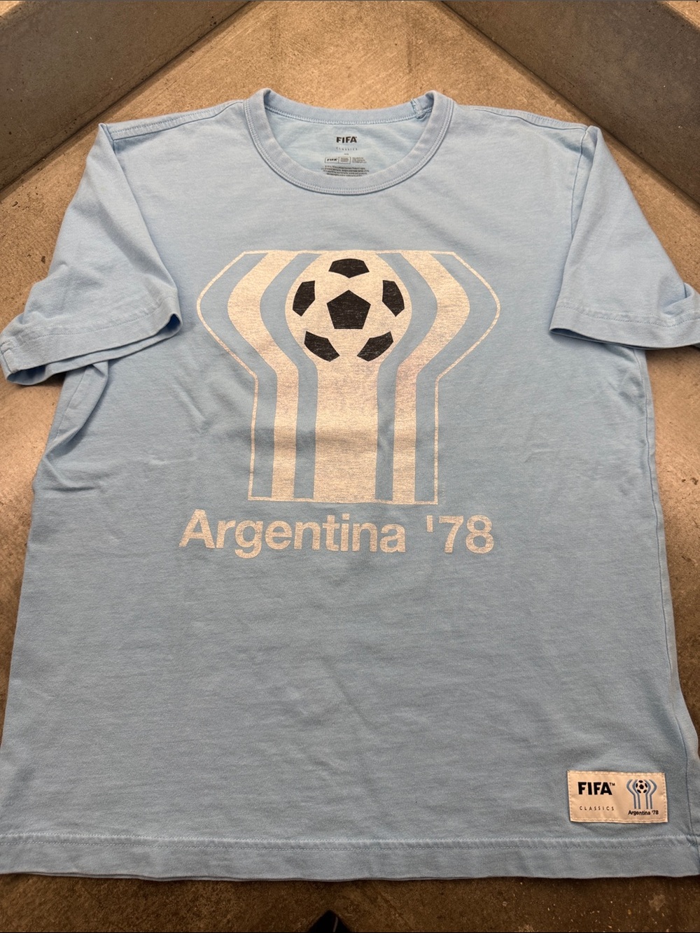 GAP Light Blue Argentina '78 Graphic T‑Shirt